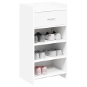 SZAFKA NA BUTY BIAŁY 48X36X92CM DREWNO INŻYNIERYJNE