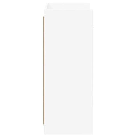 SZAFKA NA BUTY BIAŁY 48X36X92CM DREWNO INŻYNIERYJNE