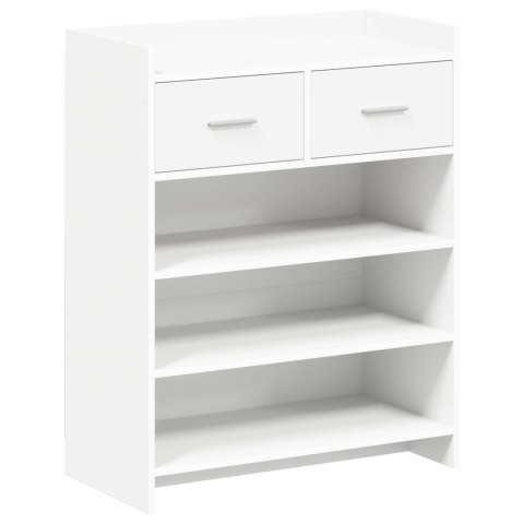 VidaXL Szafka na buty Biały 73,5 x 36 x 92 cm Drewno inżynieryjne