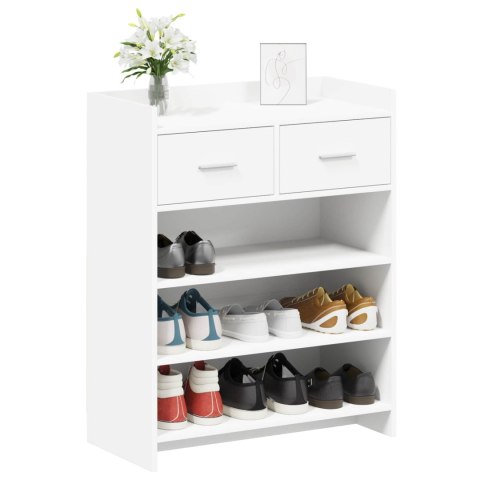 VidaXL Szafka na buty Biały 73,5 x 36 x 92 cm Drewno inżynieryjne
