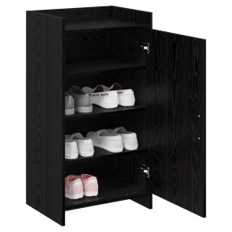 VidaXL Szafka na buty Czarny dąb 48 x 36 x 92 cm Drewno inżynieryjne