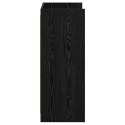 VidaXL Szafka na buty Czarny dąb 48 x 36 x 92 cm Drewno inżynieryjne