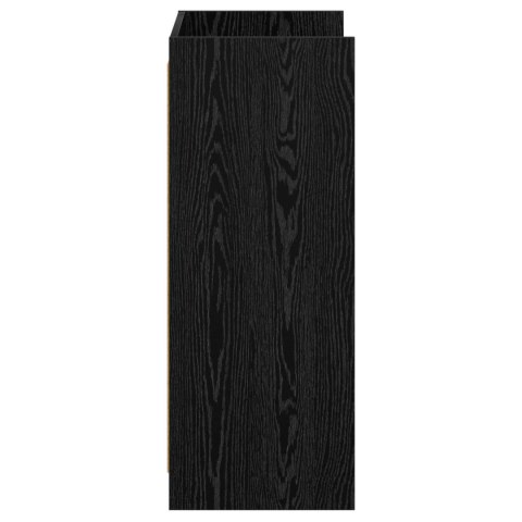 VidaXL Szafka na buty Czarny dąb 48 x 36 x 92 cm Drewno inżynieryjne