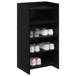 VidaXL Szafka na buty Czarny dąb 48 x 36 x 92 cm Drewno inżynieryjne