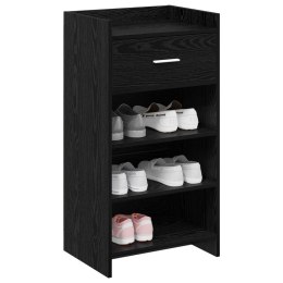 VidaXL Szafka na buty Czarny dąb 48 x 36 x 92 cm Drewno inżynieryjne