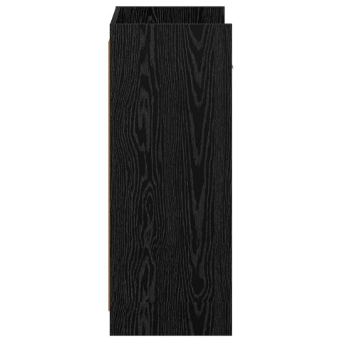 VidaXL Szafka na buty Czarny dąb 48 x 36 x 92 cm Drewno inżynieryjne