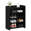 VidaXL Szafka na buty Czarny dąb 73,5 x 36 x 92 cm Drewno inżynieryjne