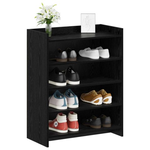 VidaXL Szafka na buty Czarny dąb 73,5 x 36 x 92 cm Drewno inżynieryjne