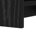 VidaXL Szafka na buty Czarny dąb 73,5 x 36 x 92 cm Drewno inżynieryjne