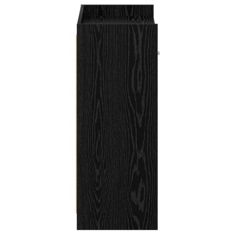 VidaXL Szafka na buty Czarny dąb 73,5 x 36 x 92 cm Drewno inżynieryjne