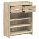VidaXL Szafka na buty dąb Sonoma 73,5 x 36 x 92 cm Drewno inżynieryjne