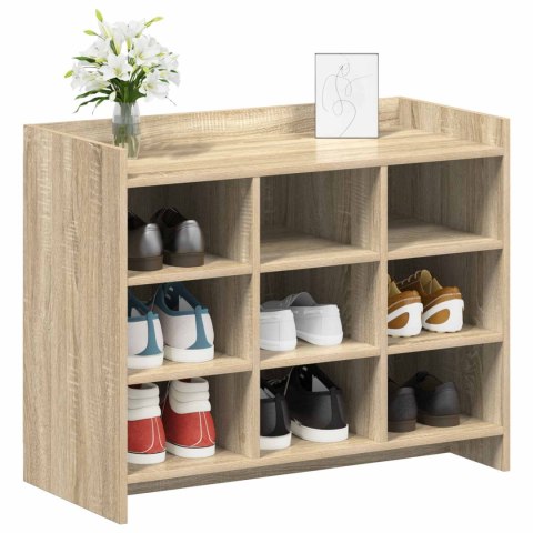 SZAFKA NA BUTY DĄB SONOMA 85X39,5X70CM DREWNO INŻYNIERYJNE