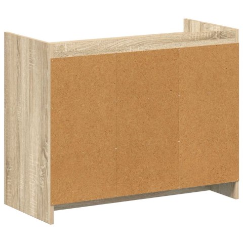 SZAFKA NA BUTY DĄB SONOMA 85X39,5X70CM DREWNO INŻYNIERYJNE