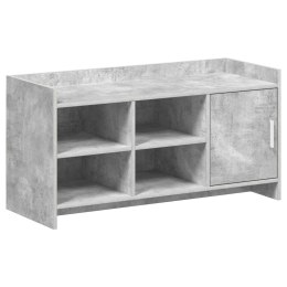 VidaXL Szafka na buty z drzwiami Betonowy szary 100 x 39,5 x 51 cm
