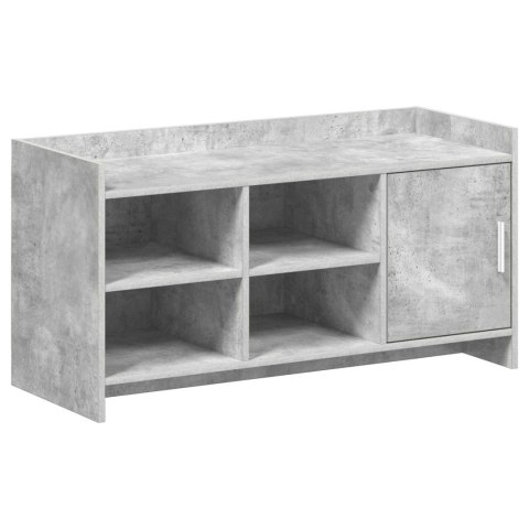 VidaXL Szafka na buty z drzwiami Betonowy szary 100 x 39,5 x 51 cm