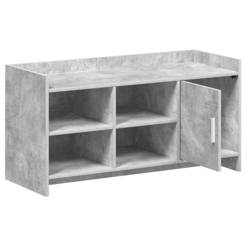 VidaXL Szafka na buty z drzwiami Betonowy szary 100 x 39,5 x 51 cm