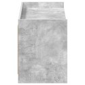 VidaXL Szafka na buty z drzwiami Betonowy szary 100 x 39,5 x 51 cm