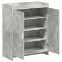VidaXL Szafka na buty z drzwiami Betonowy szary 73,5 x 36 x 92 cm