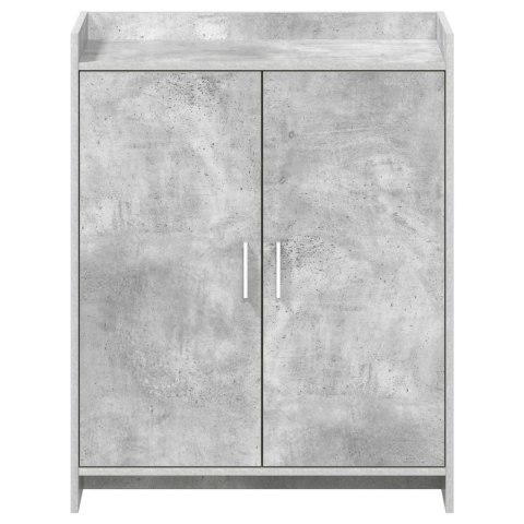 VidaXL Szafka na buty z drzwiami Betonowy szary 73,5 x 36 x 92 cm