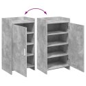 VidaXL Szafka na buty z przechowywaniem Betonowy szary 48 x 36 x 92 cm