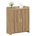 VidaXL Szafka na buty z przechowywaniem Dąb artisan 73,5 x 36 x 92 cm