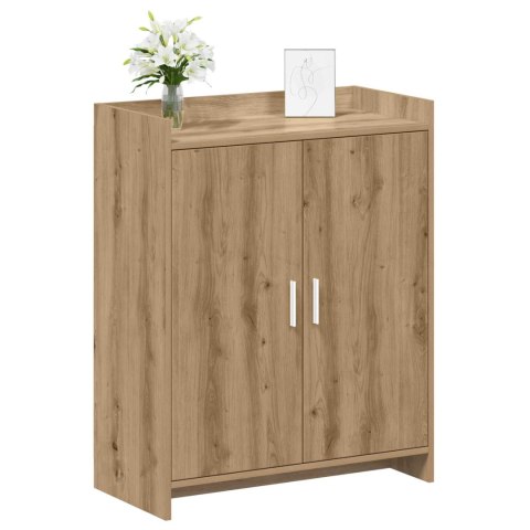 VidaXL Szafka na buty z przechowywaniem Dąb artisan 73,5 x 36 x 92 cm