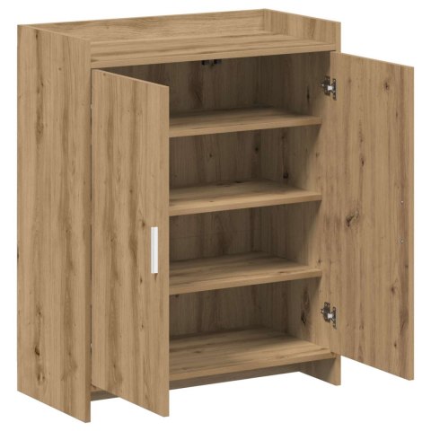 VidaXL Szafka na buty z przechowywaniem Dąb artisan 73,5 x 36 x 92 cm