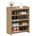 VidaXL Szafka na buty z przechowywaniem Dąb artisan 73,5 x 36 x 92 cm