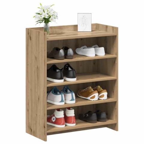 VidaXL Szafka na buty z przechowywaniem Dąb artisan 73,5 x 36 x 92 cm