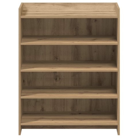 VidaXL Szafka na buty z przechowywaniem Dąb artisan 73,5 x 36 x 92 cm