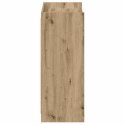VidaXL Szafka na buty z przechowywaniem Dąb artisan 73,5 x 36 x 92 cm