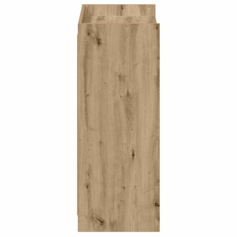 VidaXL Szafka na buty z przechowywaniem Dąb artisan 73,5 x 36 x 92 cm