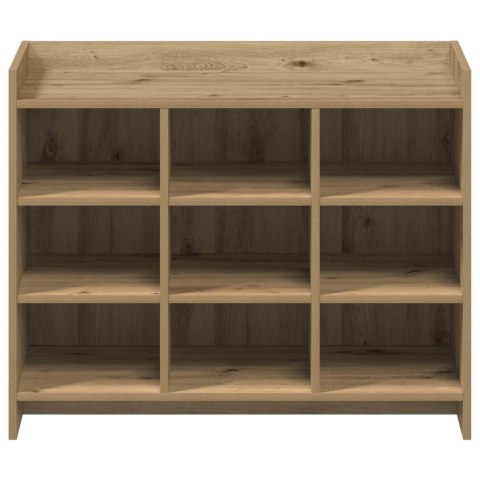 VidaXL Szafka na buty z przechowywaniem Dąb artisan 85 x 39,5 x 70 cm