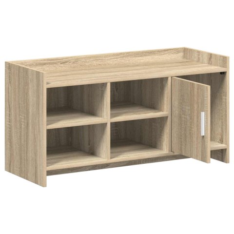 VidaXL Szafka na buty z przechowywaniem dąb Sonoma 100 x 39,5 x 51 cm