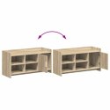 VidaXL Szafka na buty z przechowywaniem dąb Sonoma 100 x 39,5 x 51 cm