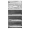 VidaXL Szafka na buty z szufladą Betonowy szary 48 x 36 x 92 cm