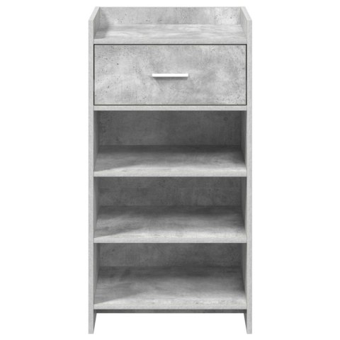 VidaXL Szafka na buty z szufladą Betonowy szary 48 x 36 x 92 cm