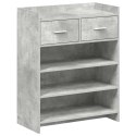 VidaXL Szafka na buty z szufladą Betonowy szary 73,5 x 36 x 92 cm