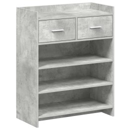 VidaXL Szafka na buty z szufladą Betonowy szary 73,5 x 36 x 92 cm