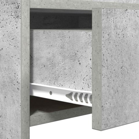 VidaXL Szafka na buty z szufladą Betonowy szary 73,5 x 36 x 92 cm