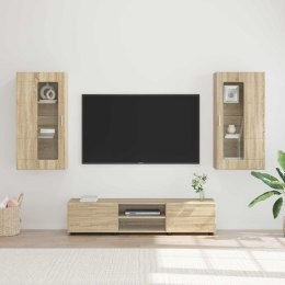 VidaXL Zestaw szafek RTV z szufladą z półką FLORIN 3 pcs Dąb Sonoma