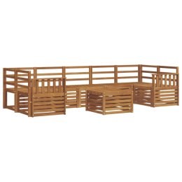 ZESTAWY SOF 8 PCS NATURALNY LITE DREWNO AKACJI