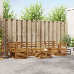 ZESTAWY SOF 8 PCS NATURALNY LITE DREWNO AKACJI