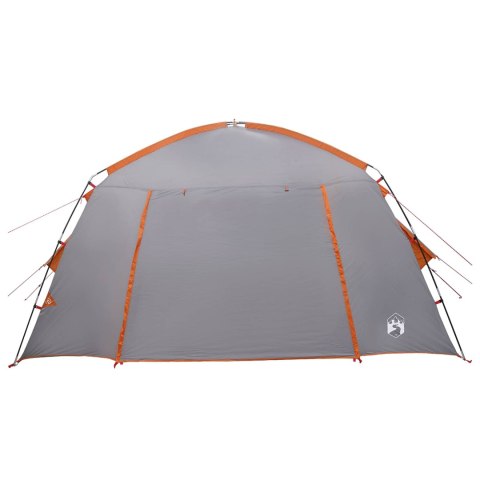 VidaXL Namiot domek Szary i pomarańczowy 300 x 210 x 156 cm Poliester