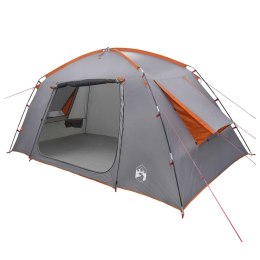 VidaXL Namiot domek Szary i pomarańczowy 400 x 210 x 180 cm Poliester