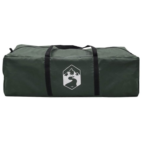 VidaXL Namiot domek Zielony wojskowy 400 x 210 x 180 cm Poliester