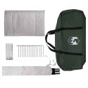 VidaXL Namiot domek Zielony wojskowy 400 x 210 x 180 cm Poliester