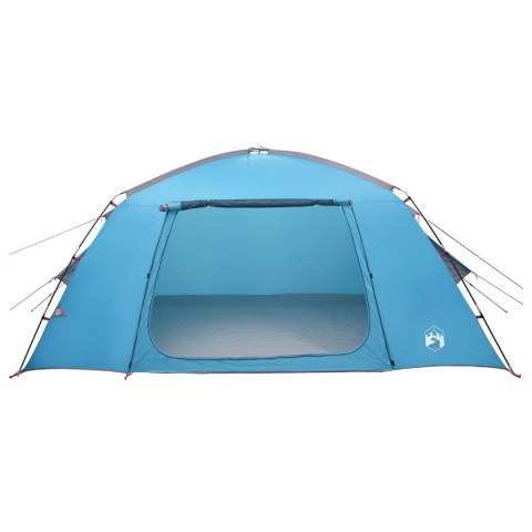 VidaXL Namiot domek z dachem niebieski 400 x 210 x 180 cm Poliester