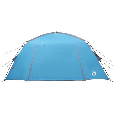 VidaXL Namiot domek z dachem niebieski 400 x 210 x 180 cm Poliester