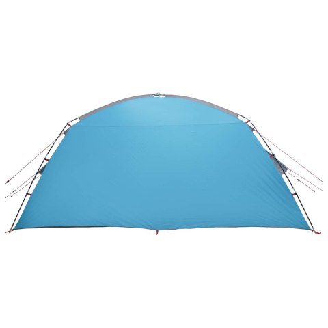 VidaXL Namiot domek z dachem niebieski 400 x 210 x 180 cm Poliester